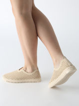 Mocassins Ilse jacobsen Groen accessoires TULI3275-vue-porte